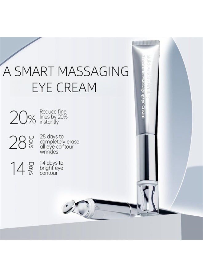 Peptide Firming Electric Massage Eye Cream, Technologically Advanced for Precise Anti-Wrinkle Repair (20ml) - Image 5